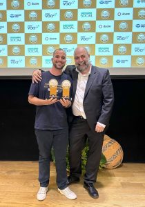 Igor Estrella e Marcelo Estraviz, socio-diretor, Certificadora Social que organiza o Premio Melhores ONGs