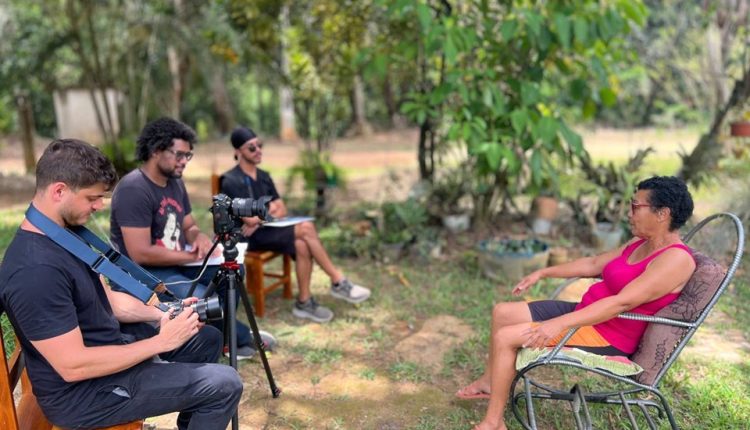 Gravação da websérie ‘Vozes do Quilombo’