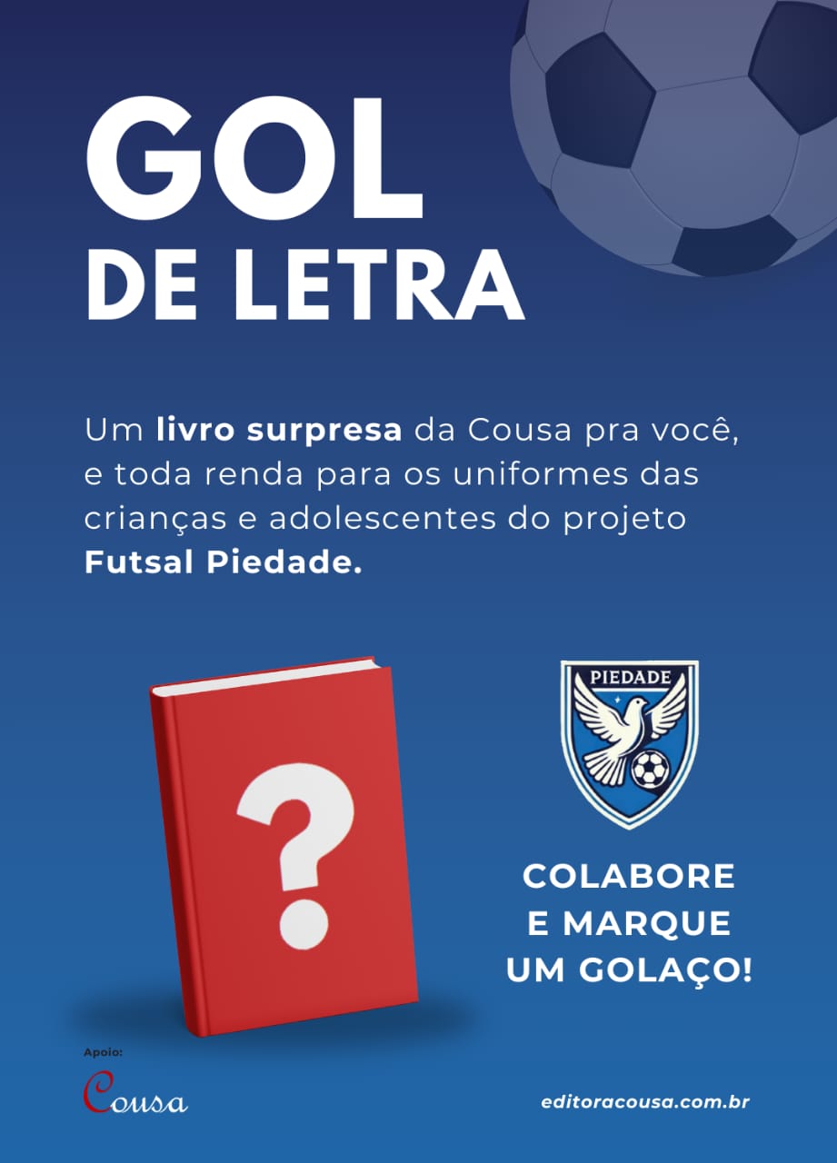 Informações sobre a campanha Livro Surpresa, da Editora Cousa